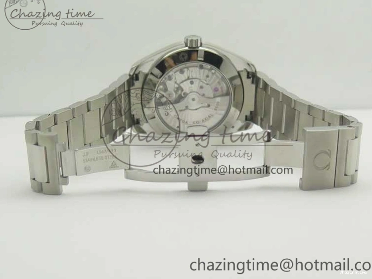 0127 Aqua Terra 150M SS VSF 1:1 Best Edition Blue Wave Textured Dial YG Hand on SS Bracelet A8500 Super Clone Sporty 8026